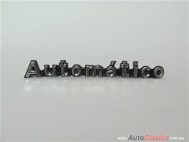 Emblema Leyenda Automatico