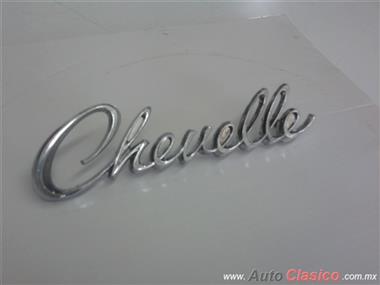 Chevelle 68 Emblema Chevelle Trasero Parte Baja De Cajuela