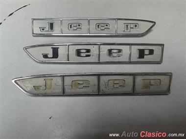 JEEP 1962 A 1972 GLADIATOR EMBLEMAS ORIGINALES RH Y LH