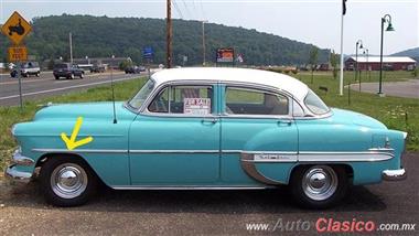 Moldura Salpicadera Delantera Chevrolet Bel Air 1953 1954