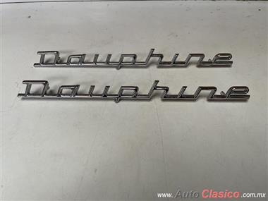 RENAULT GORDINI DAUPHINE LETRAS ORGINALES