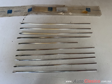 MERCEDES BENZ PONTOON W120 220 ORIGINAL GRILLE MOLDINGS