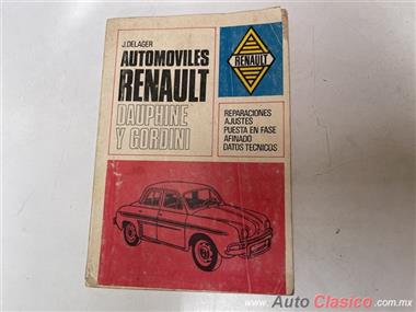 RENAULT DAUPHINE AND GORDINI REPAIR MANUAL