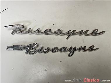 CHEVROLET BISCAYNE 1959 ET CHEVROLET BISCAYNE 1962 LETTRES NEUVES ORIGINALES