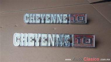 Emblemas Laterales Chevrolet Cheyenne Del 70-72