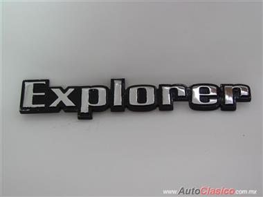 Ford Explorer Emblema Leyenda Explorer