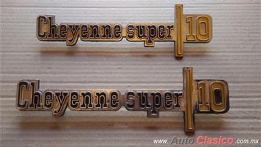 Emblemas Cheyenne Super 10 Del 73-79