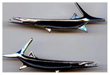 Emblemas Barracuda Pescados Para Salpicaderas