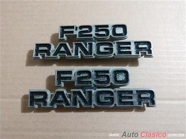 Emblemas Laterales Ford F250 Ranger Del 73-79