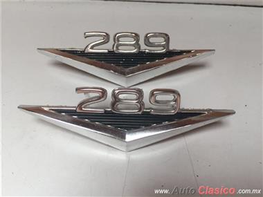 EMBLÈMES DU MOTEUR FORD MAVERICK, FALCON, MUSTANG 289