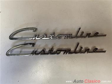 FORD CUSTOMLINE 1954 À 1955 LETTRES ORIGINALES