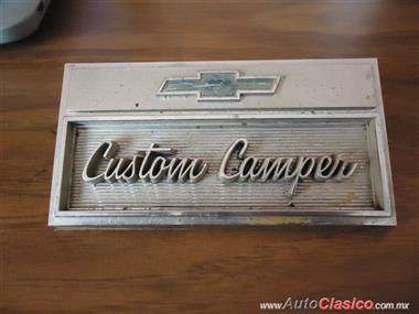 Emblema Custom Camper De Chevrolet C10 Y Gmc Del 67-72