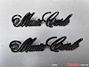 CHEVROLET MONTE CARLO 1978 TO 1989 ORIGINAL NEW LETTERS