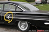 ORNAMENTO LATERAL CHEVROLET BEL AIR 1960