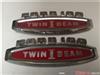 FORD PICK UP TWIN I BEAM 1960 TO 1973 COMPLETE ORIGINAL SIDE EMBLEMS