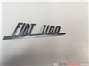 FIAT 1100 EMBLEMA DE CAJUELA ORIGINAL