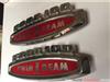 FORD PICK UP TWIN I BEAM 1960 TO 1973 COMPLETE ORIGINAL SIDE EMBLEMS