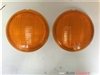 CHEVROLET, DODGE, FORD 1940 TO 1980 ORIGINAL AMBER HEADLIGHT GLASS