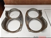 1967 FORD GALAXIE RH & LH HEADLIGHT BEZELS