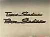 FORD 1955 TO 1956 TOWN SEDAN ORIGINAL USED LETTERING