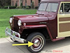 TAPÓN DE RIN WILLYS PICKUP Y WILLYS WAGON 1948 1949 1950 1951 1952 1953 1954 1955