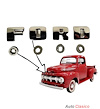 Letras F O R D Frente Camionetas Ford 1948 a 1952