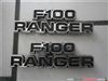 Camionetas Ford F100 Ranger 73-79 Emblemas Laterales
