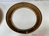 FORD FAIRLANE 500 1957 ORIGINAL GOLD HEADLIGHT BEZELS