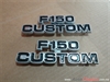Emblemas Ford F150 Custom Del 73-79