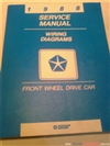 Manual De Servicio Y Manto De Cableado Y Diagramas De Chrysler 1988