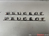 PEUGEOT 403, 404, 203 LETRAS USADAS