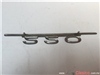 MERCEDES BENZ 220 TRUNK EMBLEM