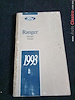 Manual Del  Conductor  De  La  Ford Ranger  Pickup 1993