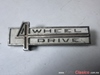 JEEP GLADIATOR 1968 A 1972 4 WHEEL DRIVE EMBLEMA ORIGINAL