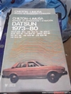 Manual De Mantenimiento Y Servicio Del Datsun Modelo , 1973-1980