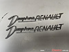 LETTRES ORIGINALES RENAULT, GORDINI DAUPHINE