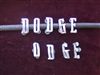 Letras Originales Dodge Para Cofre Y Cajuela