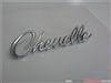 Chevelle 68 Emblema Chevelle Trasero Parte Baja De Cajuela