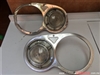 PLYMOUTH 1957 USED RH & LH HEADLIGHT BEZELS