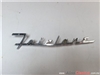 FORD FAIRLANE 1955 ORIGINAL LETTER OF HOOD