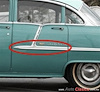 MOLDURA LATERAL DE PUERTA CHEVROLET BEL AIR 1955