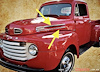 HOOD MOLDINGS FORD PICKUP 1948 1949 1950