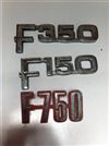 FORD PICK UP F-150 , F-750 Y F-350 EMBLEMAS ORIGINALES