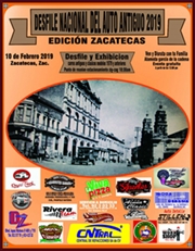 Desfile Nacional del Auto Antiguo 2019 Edición Zacatecas