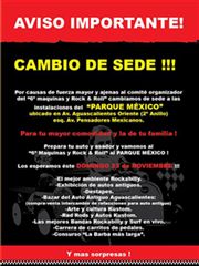 Calificación de Cambio de sede - 6o Máquinas y Rock & Roll 2014 Aguascalientes