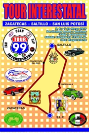 Tour Interestatal Zacatecas - Saltillo - San Luis Potosí