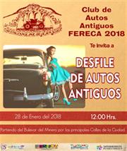 Desfile de Autos Antiguos Sombrerete 2018