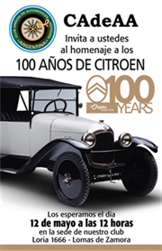 CAdeAA Homenaje a los 100 Años de Citroen