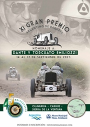 XI Gran Premio Argentino de Baquets - Homenaje a Dante y Torcuato Emiliozzi