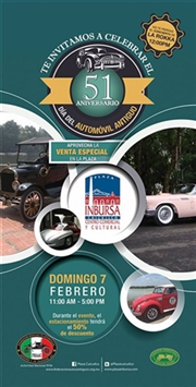 51 Aniversario Día del Automóvil Antiguo
